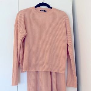 Nasty Gal Loungewear Two Piece Pink set